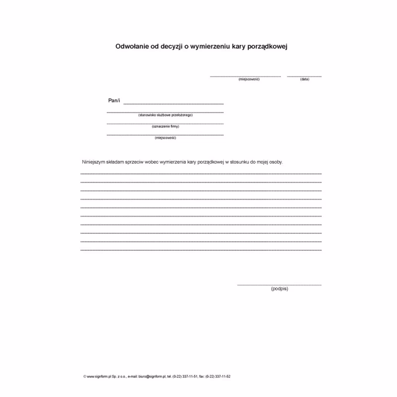 Jak napisać odwołanie od decyzji w sprawie podatku od nieruchomości?