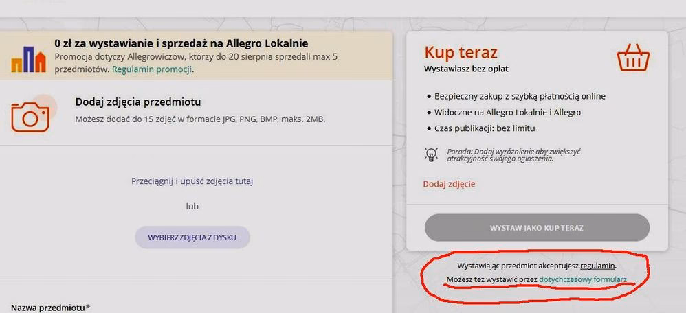 Ile kosztuje ogłoszenie nieruchomości na Allegro?