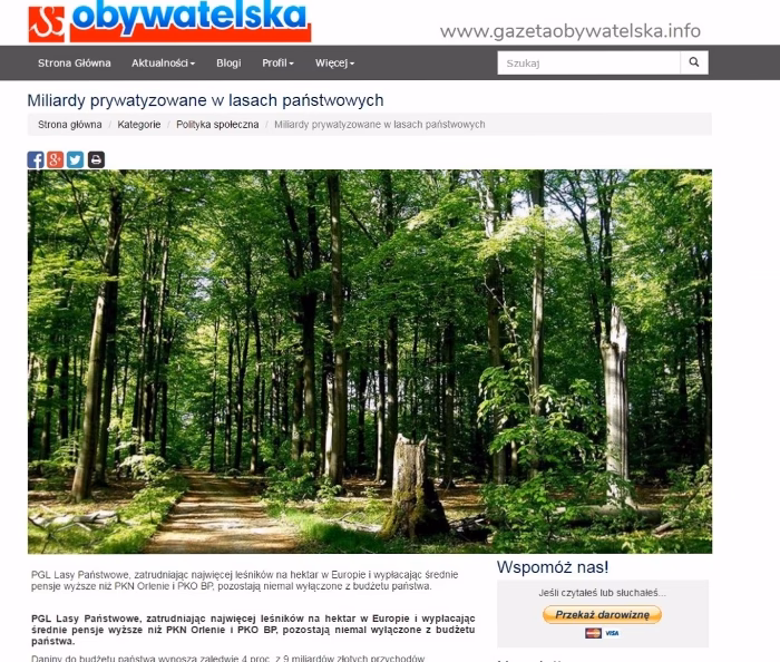 Czy Lasy Państwowe płacą opłatę skarbową?