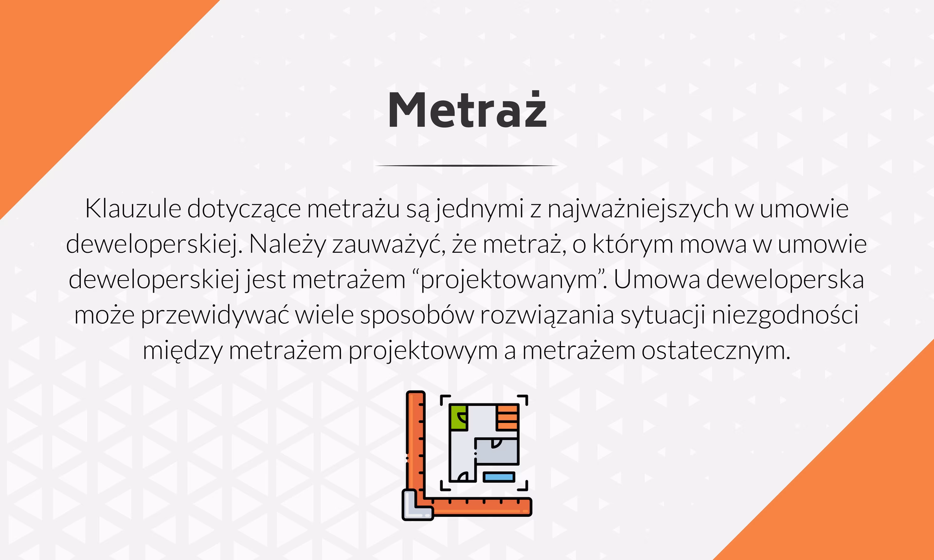 Co nie wchodzi w metraż mieszkania?