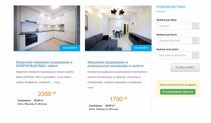 Gdzie mogę dodać ogłoszenie o wynajmie mieszkania?