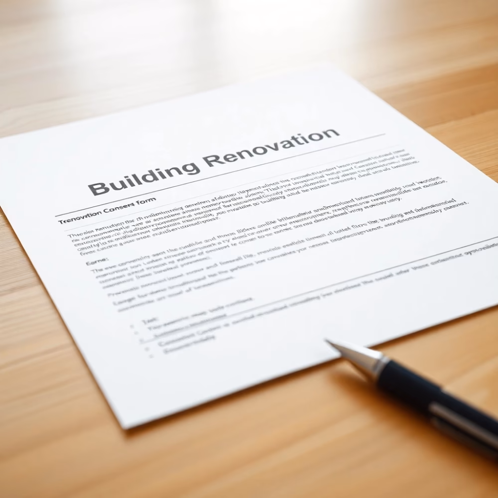 Jak napisać zawiadomienie o remoncie mieszkania?