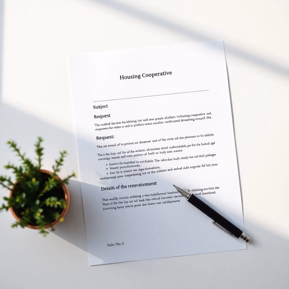 Jak napisać zawiadomienie o remoncie mieszkania?