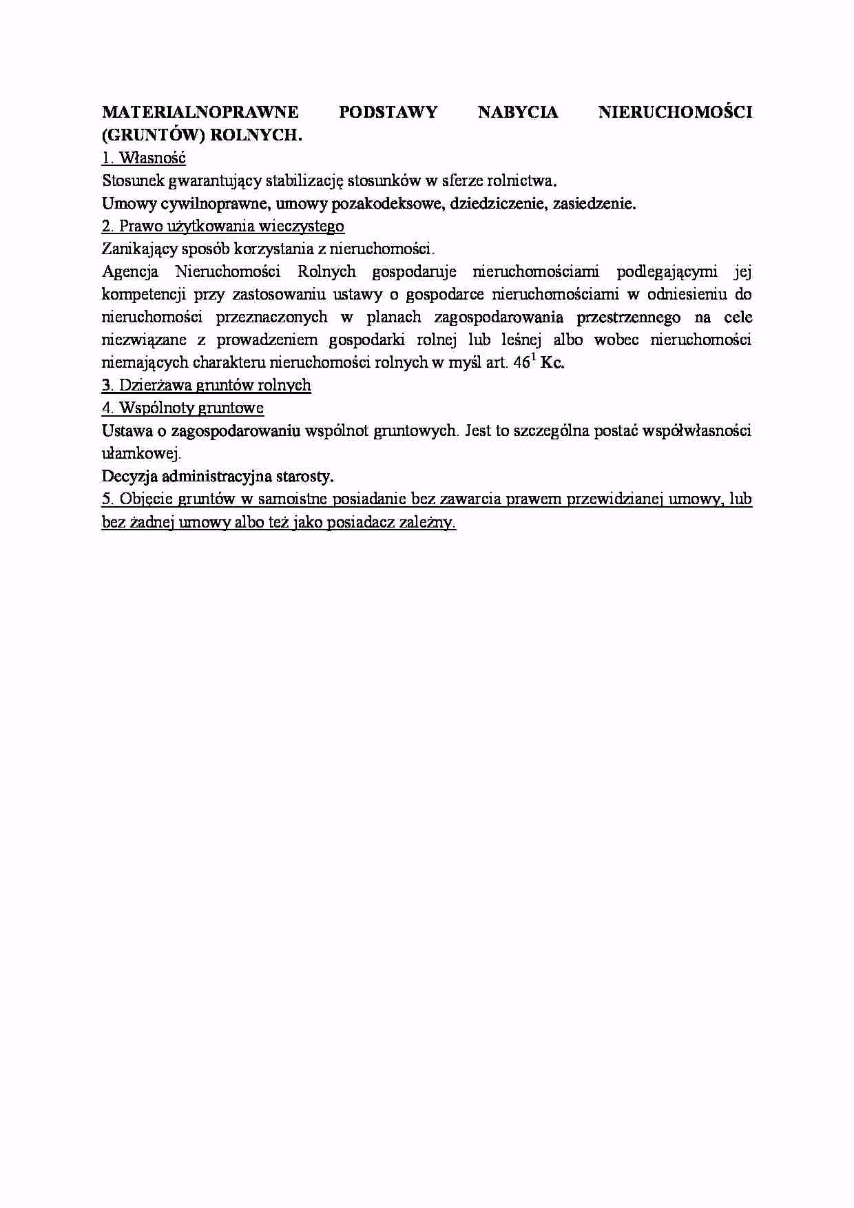 Jak ustalić czy nieruchomość jest rolna?