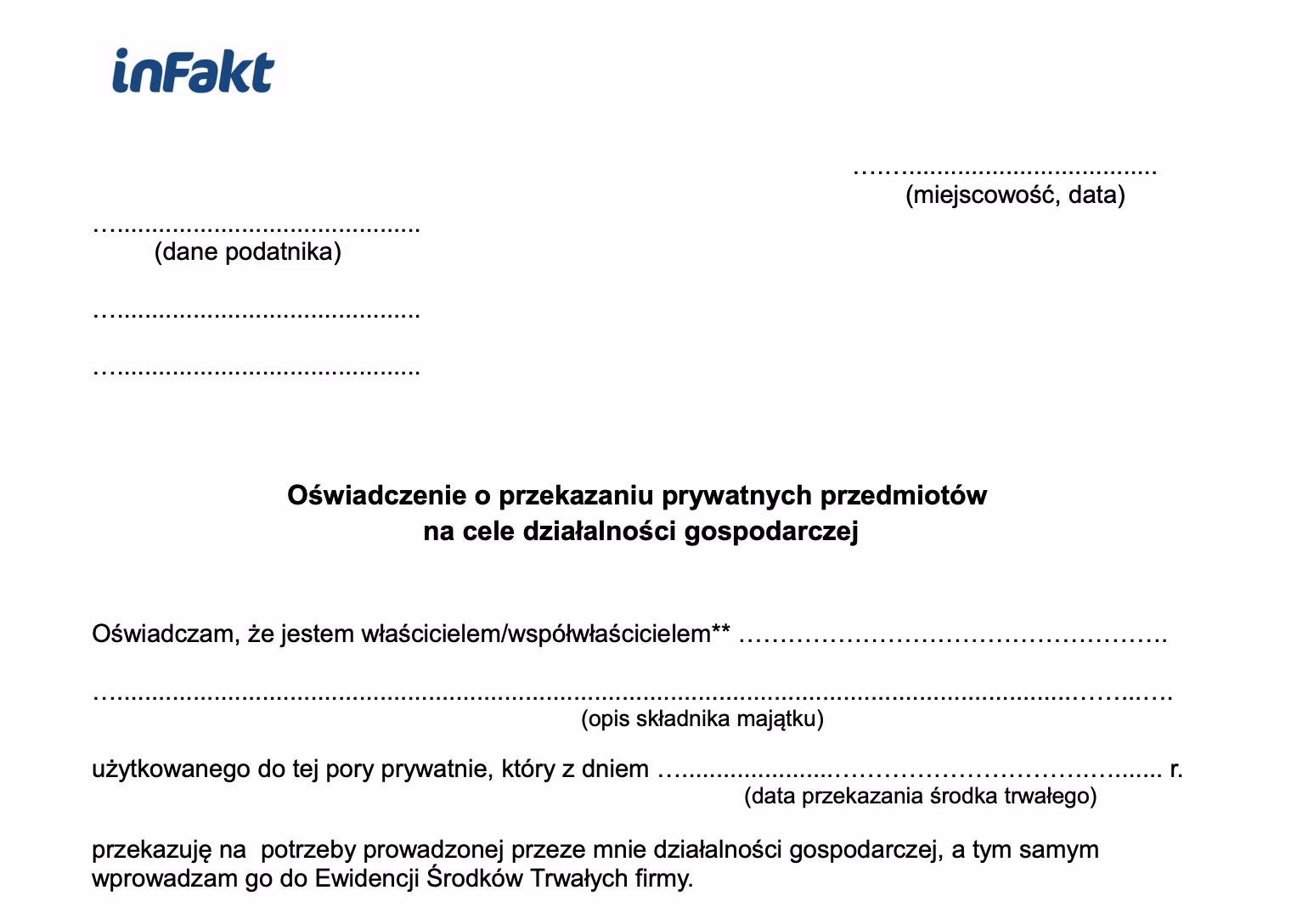 Jak poinformować Urząd Skarbowy o sprzedaży nieruchomości?