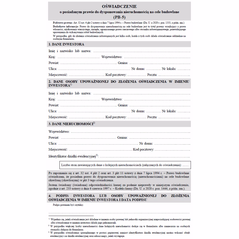 Czy umowa przedwstępna może utworzyć prawo do dysponowania nieruchomością na cele budowlane?