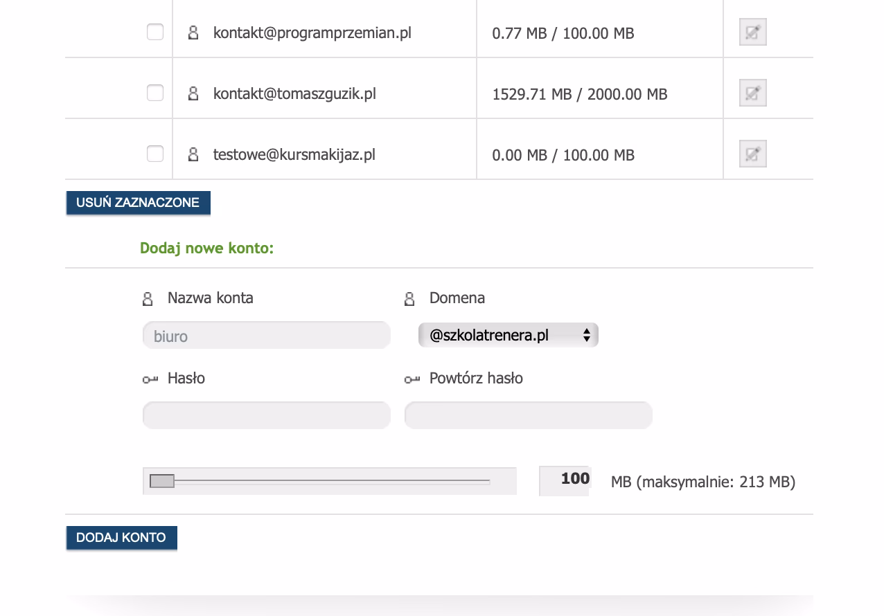 Ile kosztuje własna domena email?