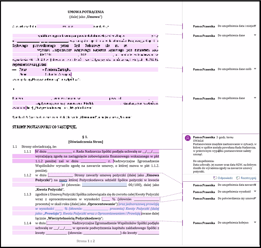 Ile czasu na złożenie oświadczenia o obniżeniu ceny?