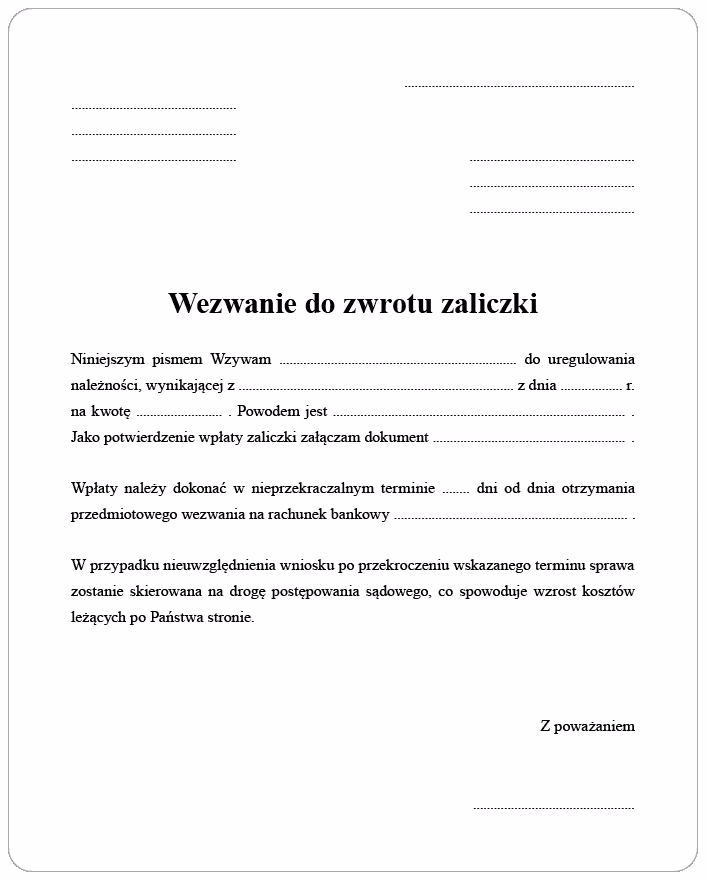 Czy zadatek może być przelewem?