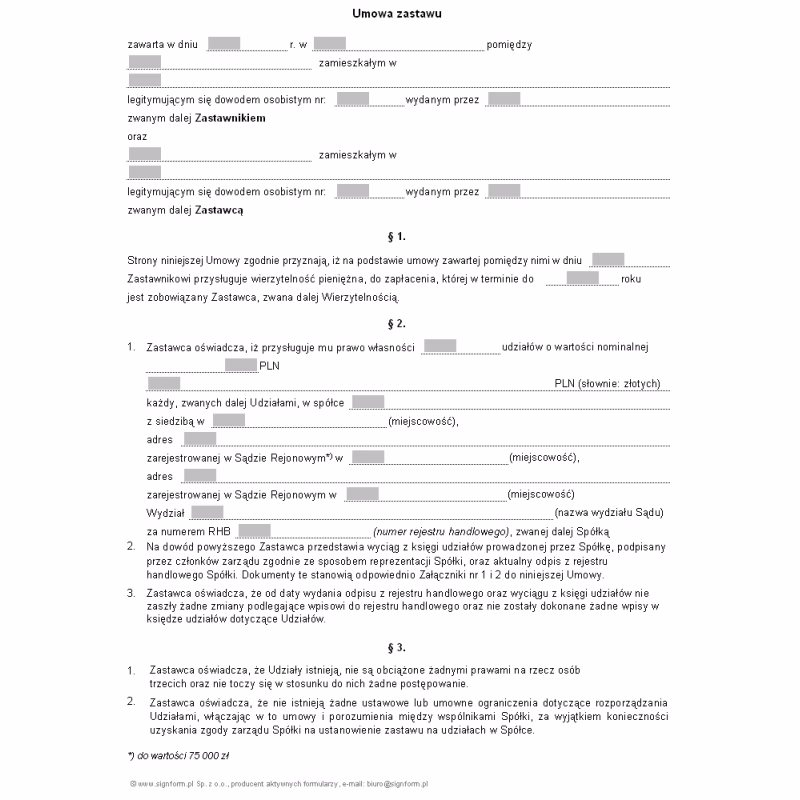 Jak sporządzić umowę pozyczki prywatnej?