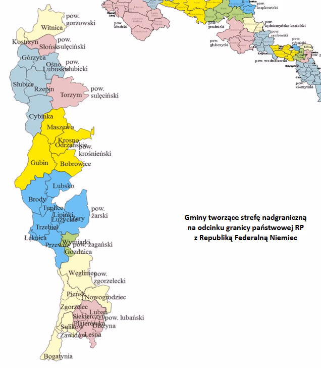 Gdzie jest strefa nadgraniczna?
