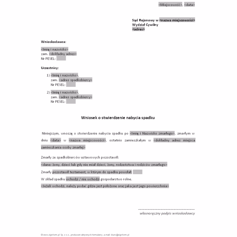 Czy stwierdzenie nabycia spadku jest konieczne?